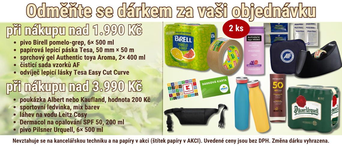 Dárky k objednávce 