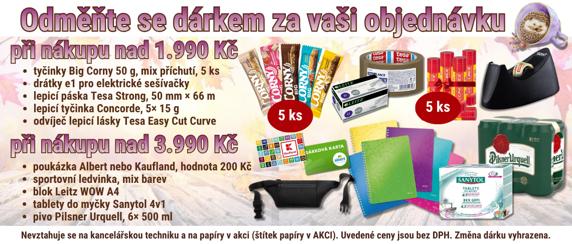 Dárky k objednávce 