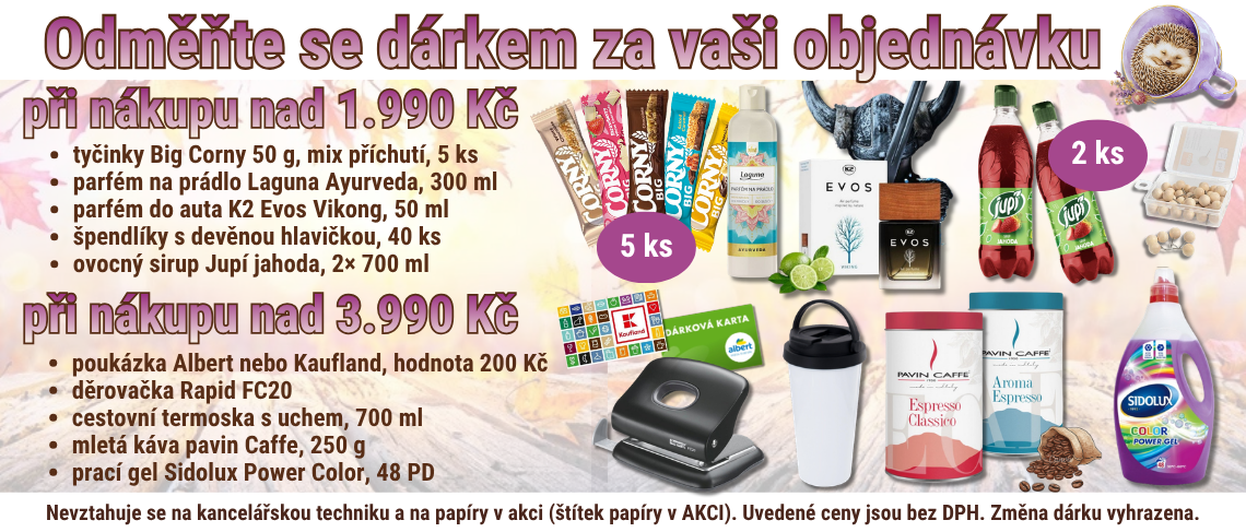 Dárky k objednávce 