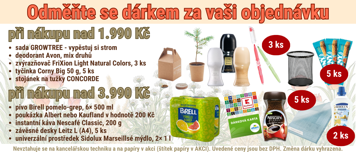 Dárky k objednávce 