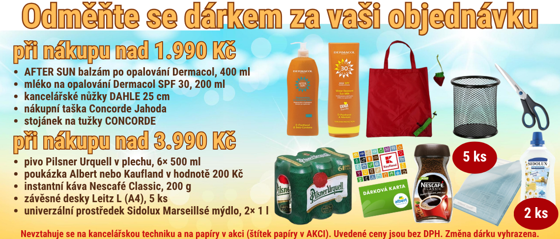 Dárky k objednávce 