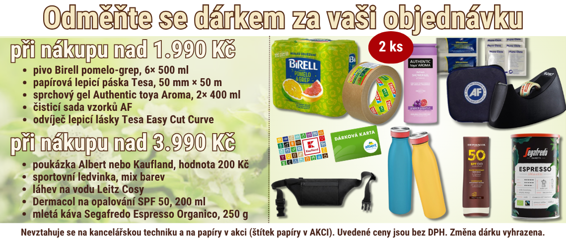 Dárky k objednávce 