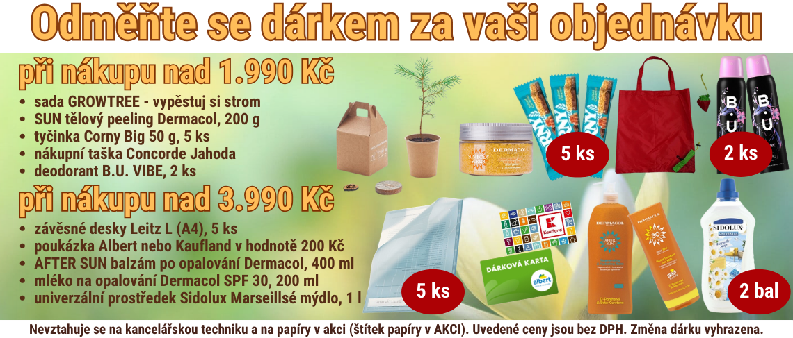 Dárky k objednávce 