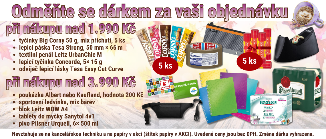 Dárky k objednávce 