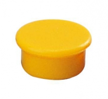Magnet 13 mm, žlutý (balení 10 ks)