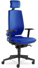 Židle kancelářská Stream 280 SYS, hl. opěrka, modrá