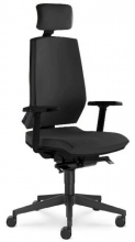 Židle kancelářská Stream 280 SYS, hl. opěrka, černá