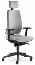 Židle kancelářská Stream 280 SYS, hl. opěrka, šedá