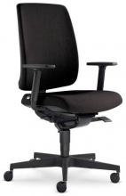 Židle kancelářská Leaf 500-SYA, černá