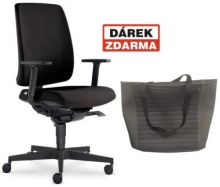 Židle kancelářská Leaf 500-SYB, černá