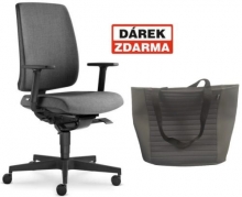 Židle kancelářská Leaf 500-SYB, šedá