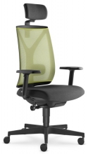 Židle kancelářská Leaf 503 SYA, hlavová opěrka, zelená