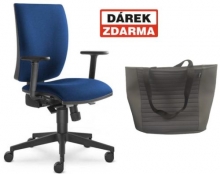 Židle kancelářská Lyra 207-SY, modrá