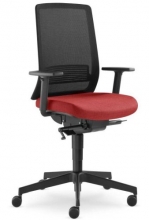 Židle kancelářská Lyra 215-SYS, červená
