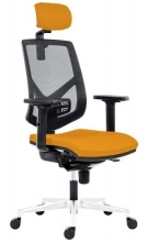Židle kancelářská Skill 1750-SYN, žlutá