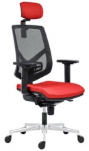 Židle kancelářská Skill 1750-SYN, červená