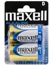 Baterie Maxell LR20, 1,5 V, monočlánek velký D, 2 ks
