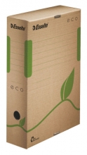Krabice archivační Esselte ECO 80 mm, hnědá