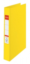 Pořadač čtyřkroužkový Esselte 42 mm, žlutý (14458)