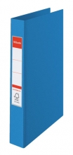 Pořadač čtyřkroužkový Esselte 42 mm, modrý (14460)