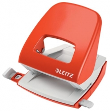 Děrovač stolní Leitz NeXXt 5008, 30 listů, světle červený