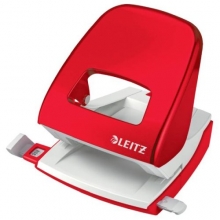 Děrovač stolní Leitz NeXXt WOW 5008, 30 listů, červený