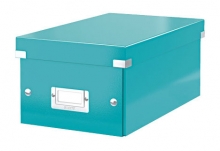Krabice archivační na DVD Leitz Click-N-Store, ledová modrá