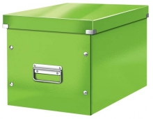 Krabice Leitz Click-N-Store WOW, čtvercová L, zelená