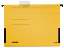 Desky závěsné Leitz ALPHA s bočnicemi, žluté, 25 ks