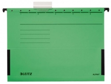 Desky závěsné Leitz ALPHA s bočnicemi, zelené, 25 ks