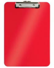 Podložka psací s klipem Leitz WOW, A4, červená