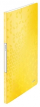 Kniha katalogová Leitz WOW 20 kapes, žlutá
