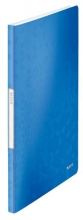 Kniha katalogová Leitz WOW 20 kapes, modrá