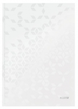 Zápisník Leitz WOW A4, linkovaný, bílý