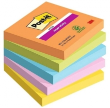 Bloček Post-it 654-5SS-BOOS Boost, 76x76 mm, 5x90 lístků