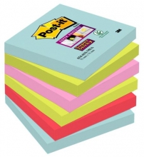 Bloček Post-it 654-6SS-MIA, 76x76 mm, 6x90 lístků