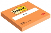 Bloček Post-it 654NO, oranžový (100 lístků)