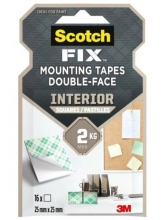 Čtverečky montážní Scotch 111 25,4 x 25,4 mm