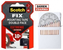 Páska montážní Scotch Mounting, 19 mm x 1,5 m, 2 ks - Akce
