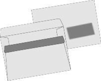 Obálka C5 samolepicí s okénkem v dolní části, (bal. 1000 ks)