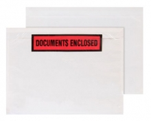 Obálka C6 na balíky Documents Enclosed, 100 ks