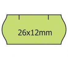 Etiketa 26x12 signální zelená CN