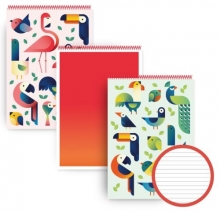 Blok A4 linkovaný, bezdřevý, horní spirála, 50 listů