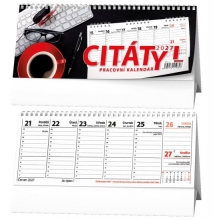 Kalendář stolní, Citáty I. 2026