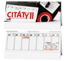 Kalendář stolní, Citáty II. 2026