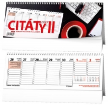 Kalendář stolní, Citáty II. 2026