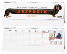 Kalendář stolní, Žánrový Jezevčík 2026