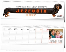 Kalendář stolní, Žánrový Jezevčík 2026
