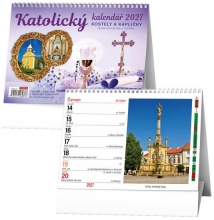 Kalendář stolní, Katolický, kostely a kapličky 2026