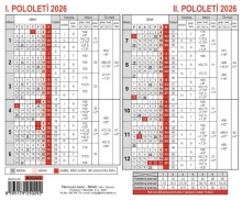 Karta plánovací A5 2026
